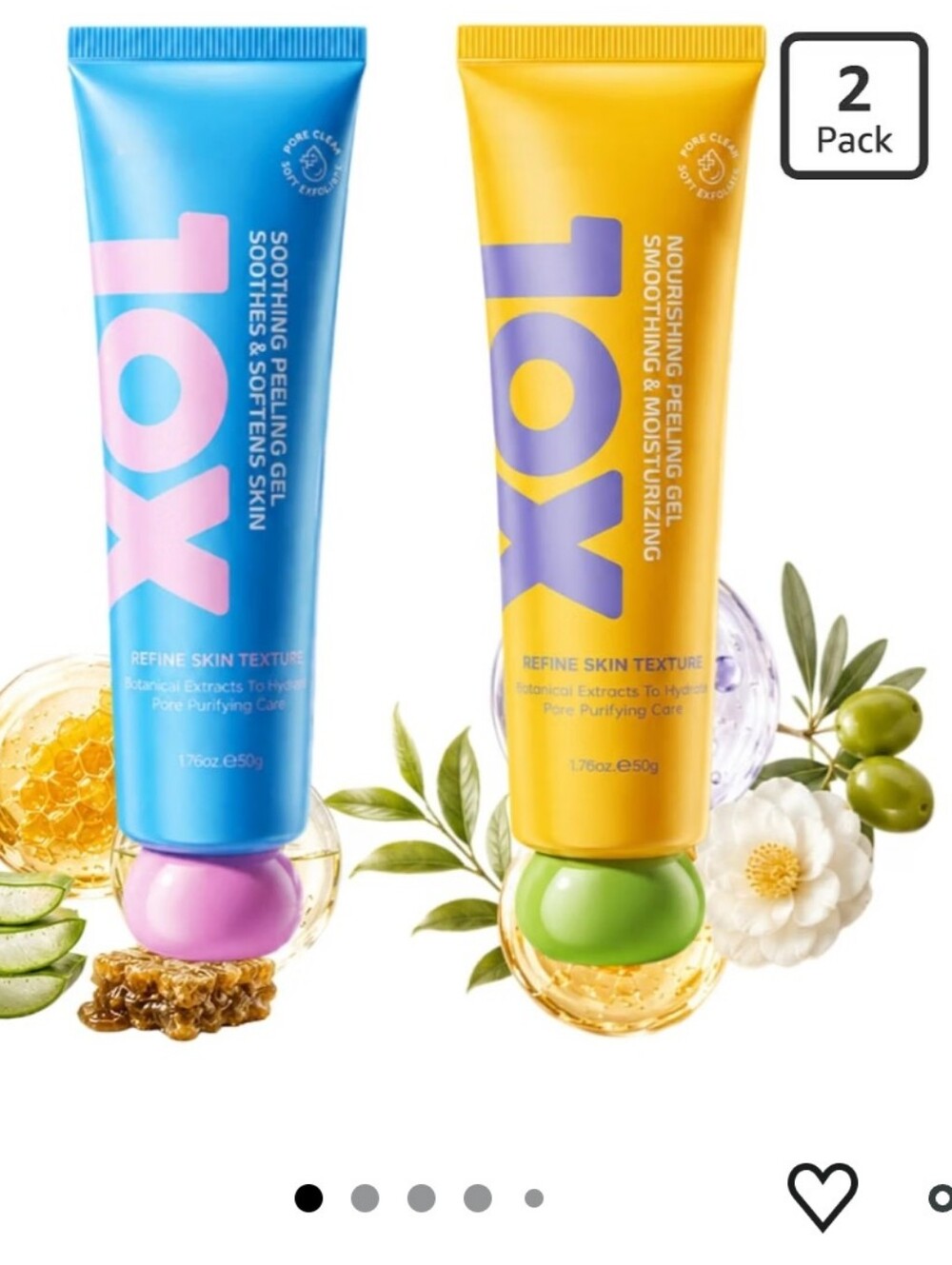 Soothing & Nourishing Peeling Gel Exfoliant - (2 Pack)